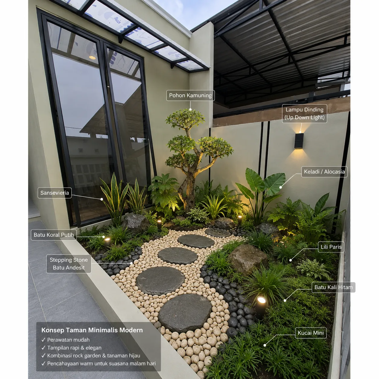 Desain Taman Rumah Type 60: 15 Inspirasi Cantik untuk Rumah Modern