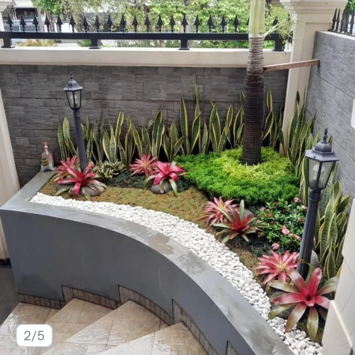 taman minimalis depan rumah