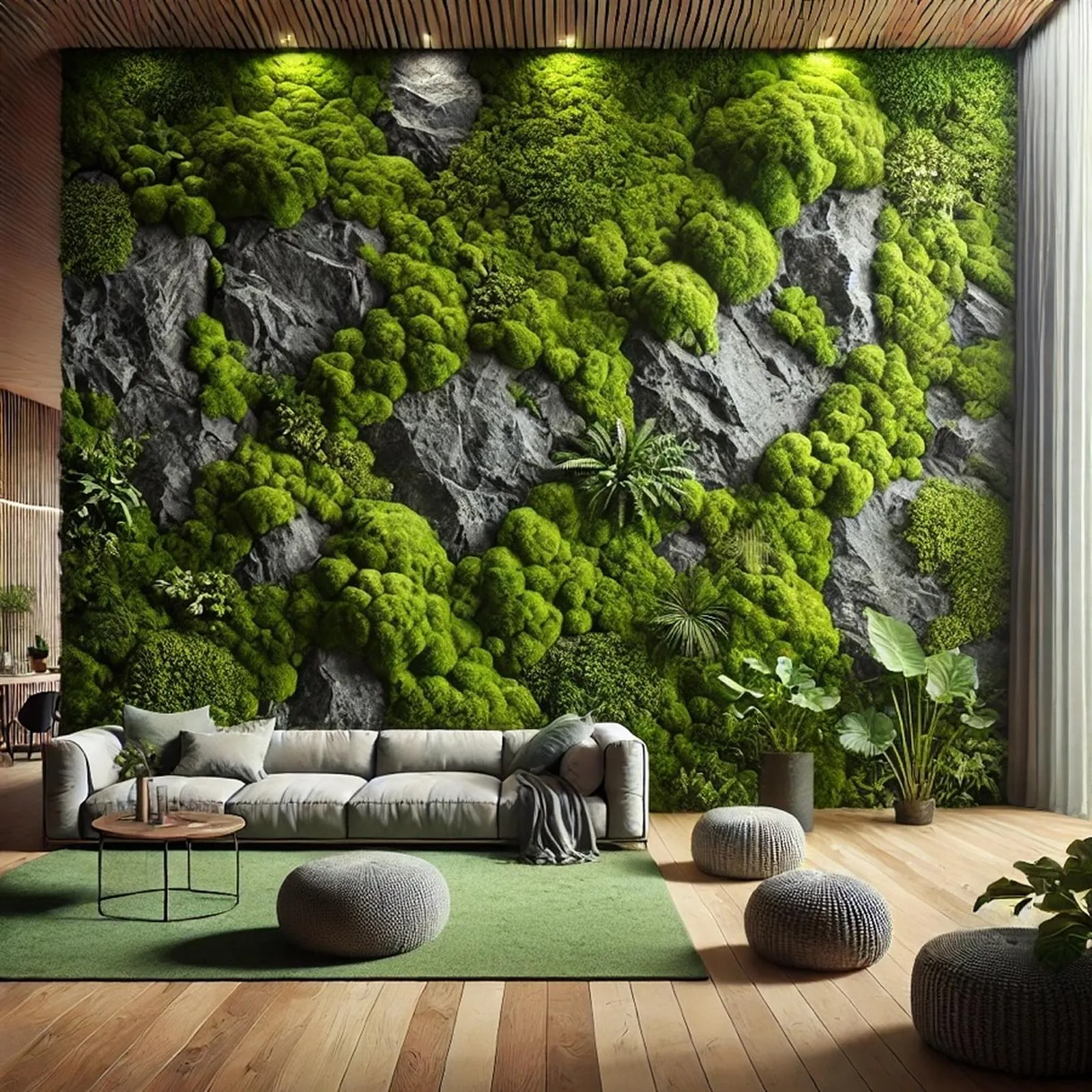 tukang moss wall decor