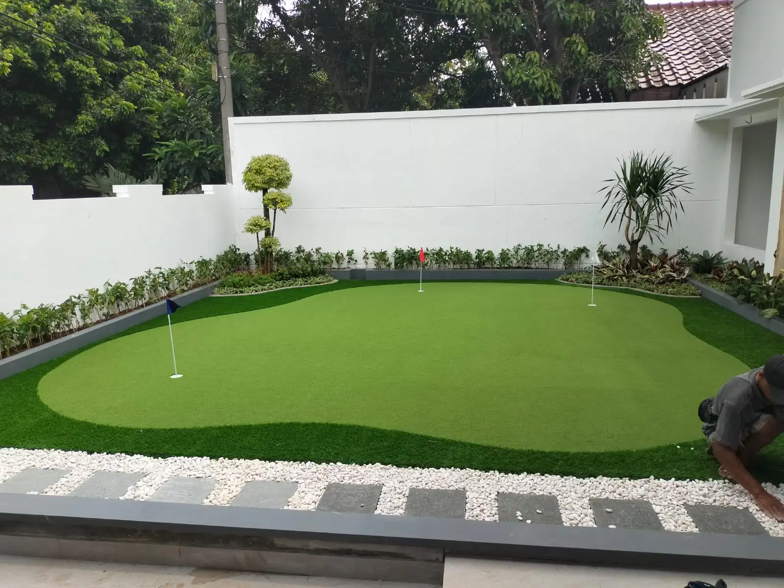 Jasa Pembuatan Lapangan Golf Mini & Rumput Sintetis